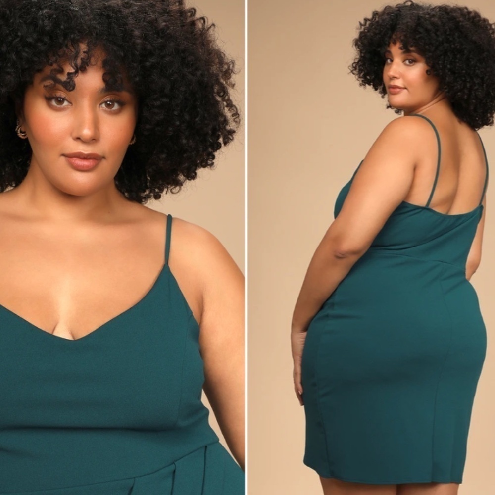 LULU's Elegant Sexy Chic Prom Wedding Formal Event Holiday Mini Dress - Picture 3 of 6